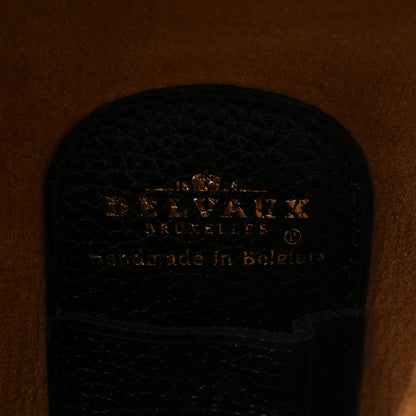 Delvaux Grained Calfskin Shoulder Bag Black 6 of 9