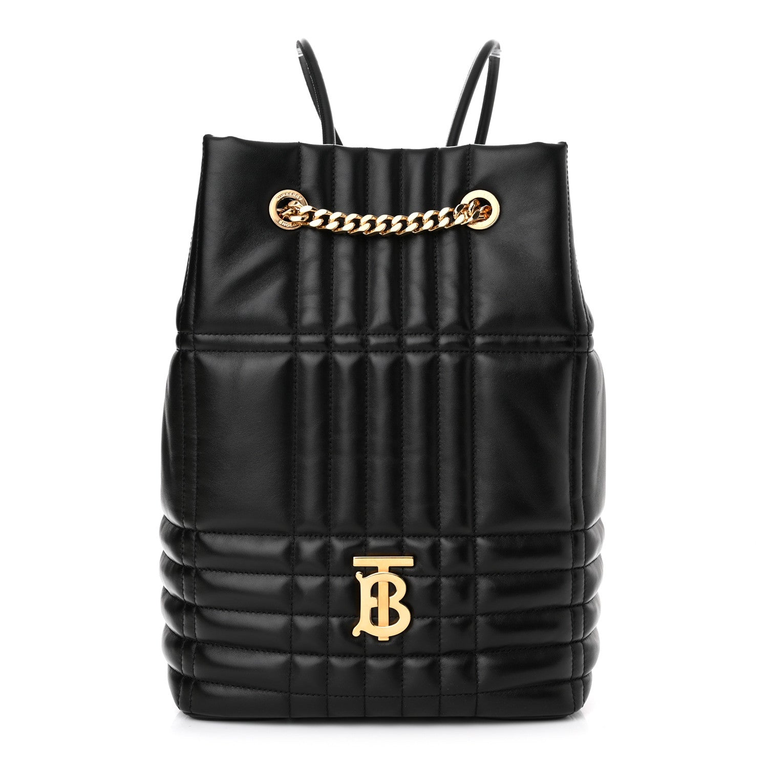 Burberry Lambskin Quilted Medium Lola Backpack Black 1 of 9
