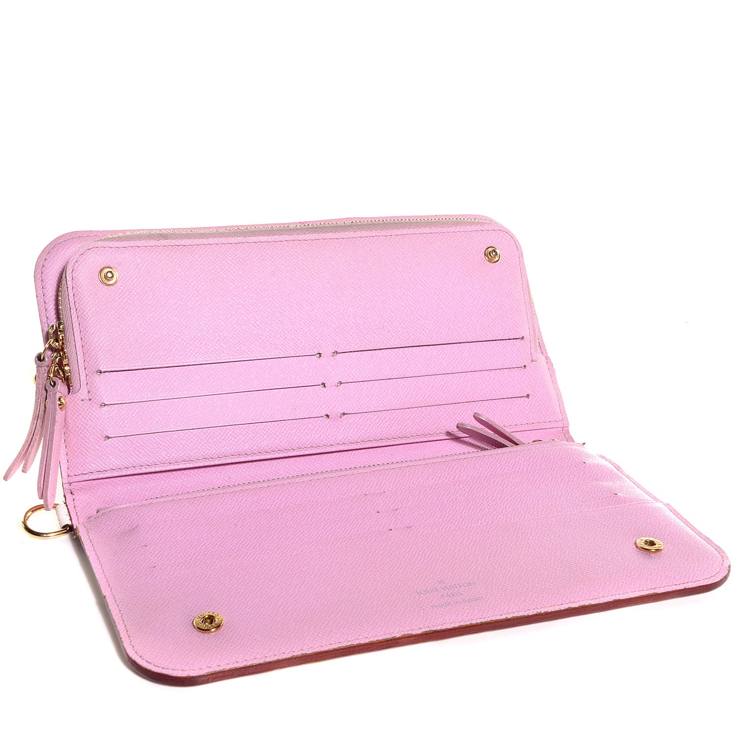 Louis Vuitton Monogram Multicolor Insolite Wallet White Litchi 5 of 7