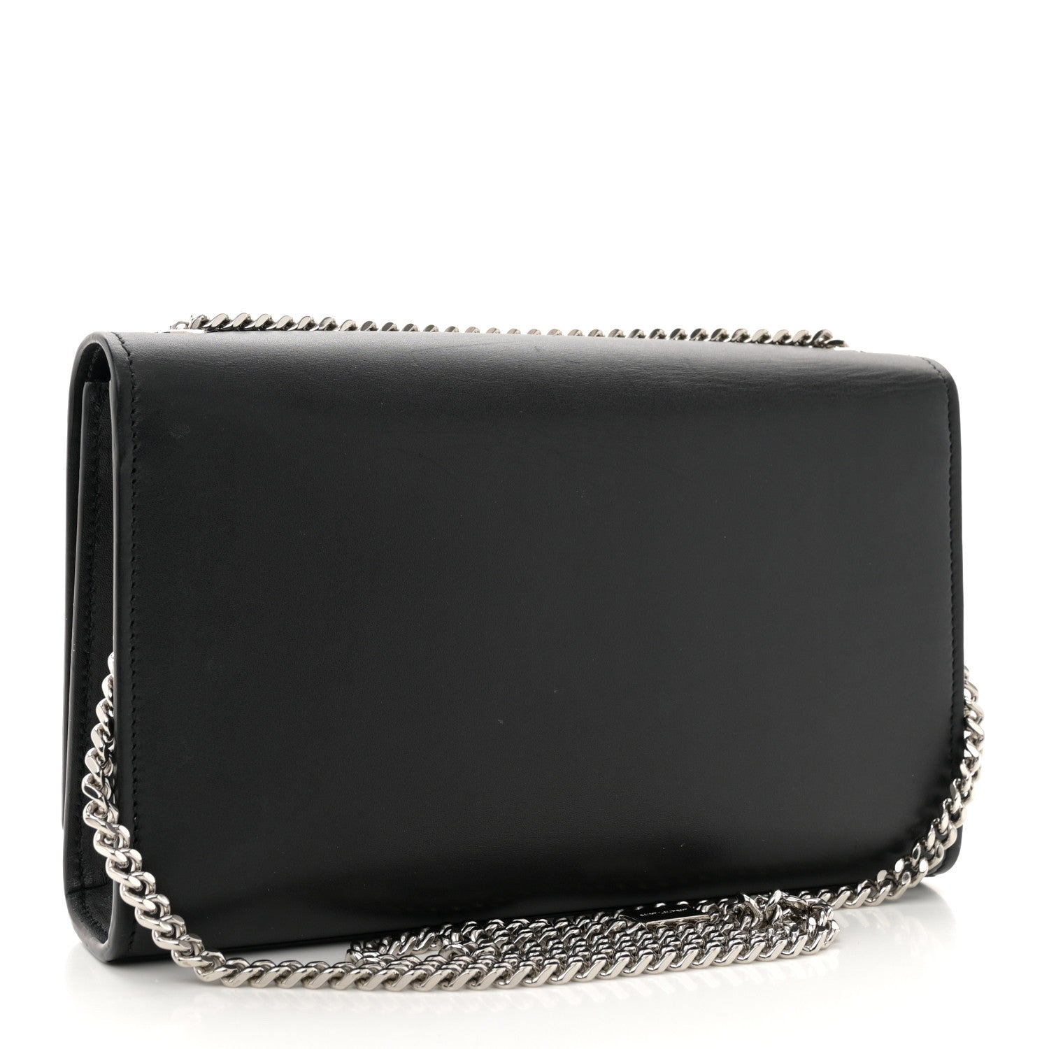 Saint Laurent Smooth Calfskin Medium Classic Monogram Kate Tassel Satchel Black 3 of 13