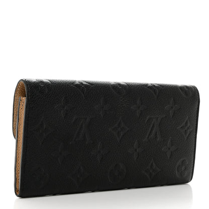 Louis Vuitton Empreinte Emilie Wallet Black Dune 3 of 7