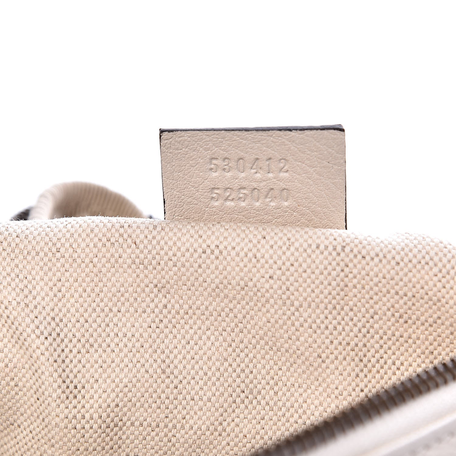 Gucci Grained Calfskin Logo Belt Bag White 7 of 14