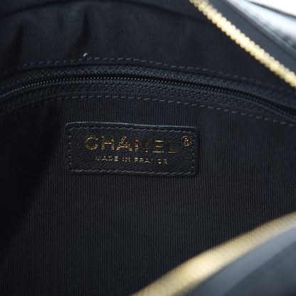 Chanel Lambskin Quilted Large Buckle Camera Case Bag Black 6 of 10
