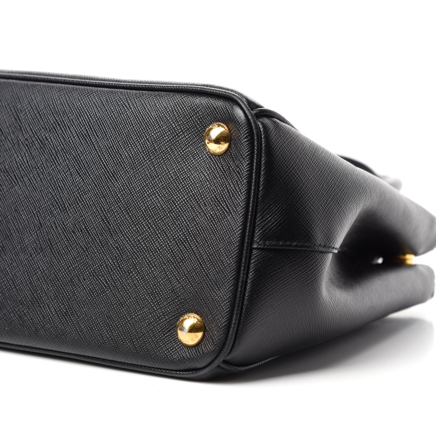 Prada Saffiano Small Galleria Double Zip Tote Black 7 of 13