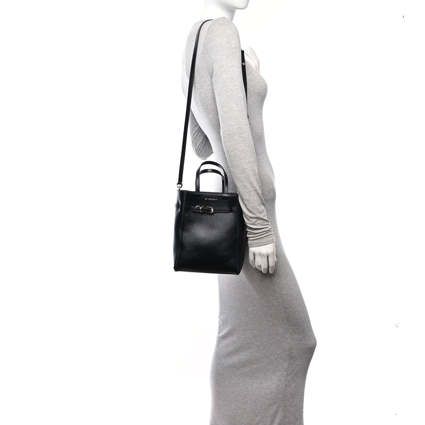 Calfskin Mini Voyou Tote Black