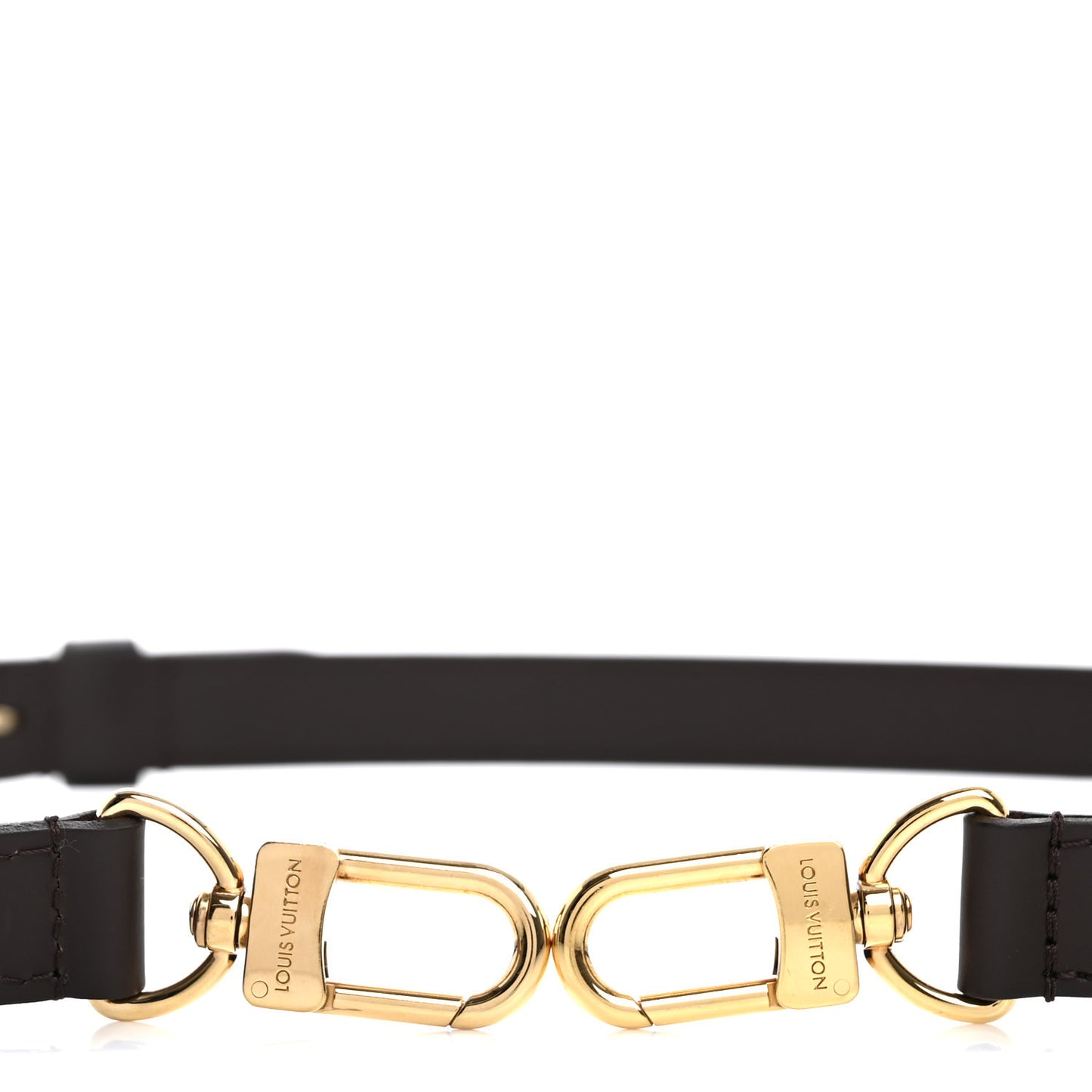 Calfskin Adjustable Speedy Bandouliere Shoulder Strap Brown