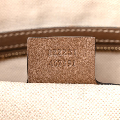 Gucci GG Supreme Monogram Calfskin Medium Nice Boston New Mystic White Beige Brown 7 of 10