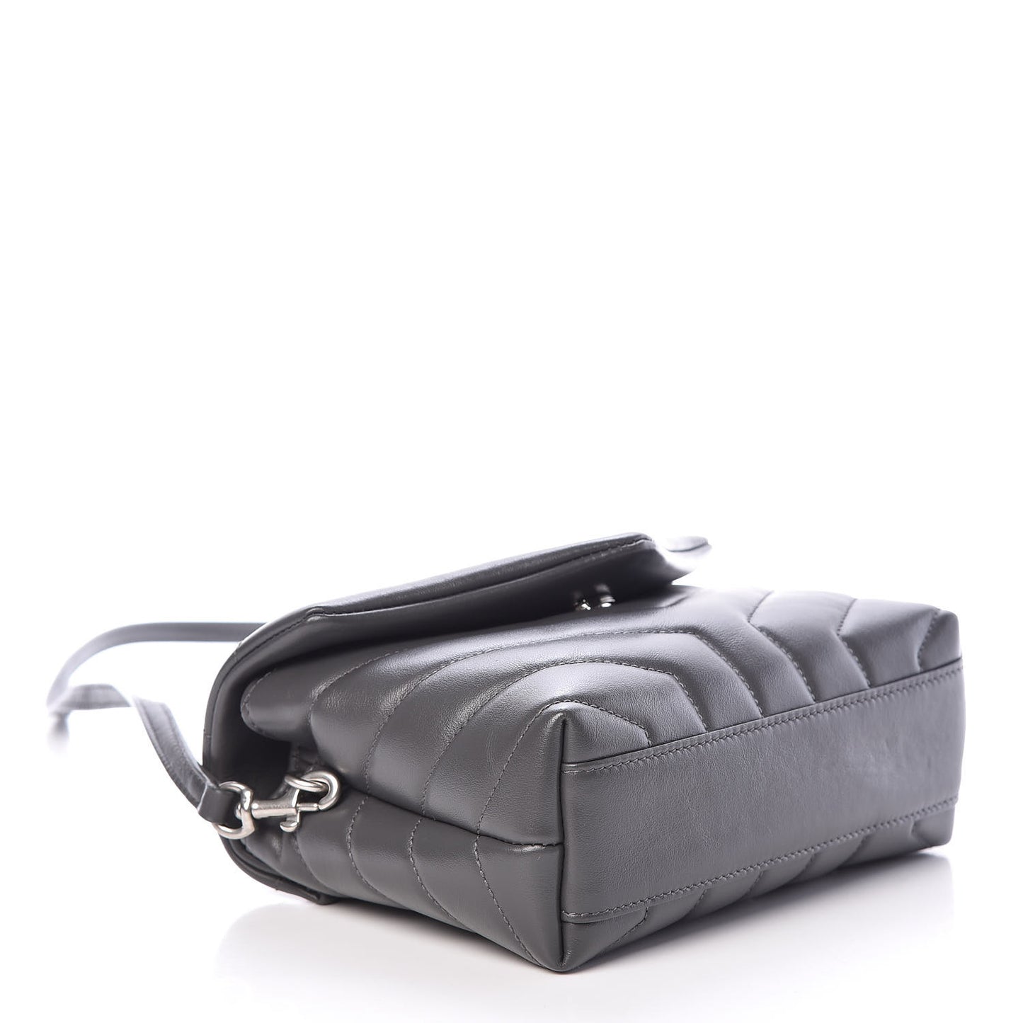Calfskin Y Quilted Monogram Toy Loulou Crossbody Bag Storm