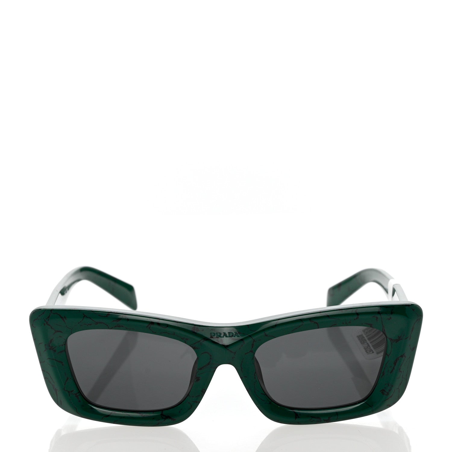 Prada Acetate Symbole Sunglasses SPR 13Z Green 2 of 8