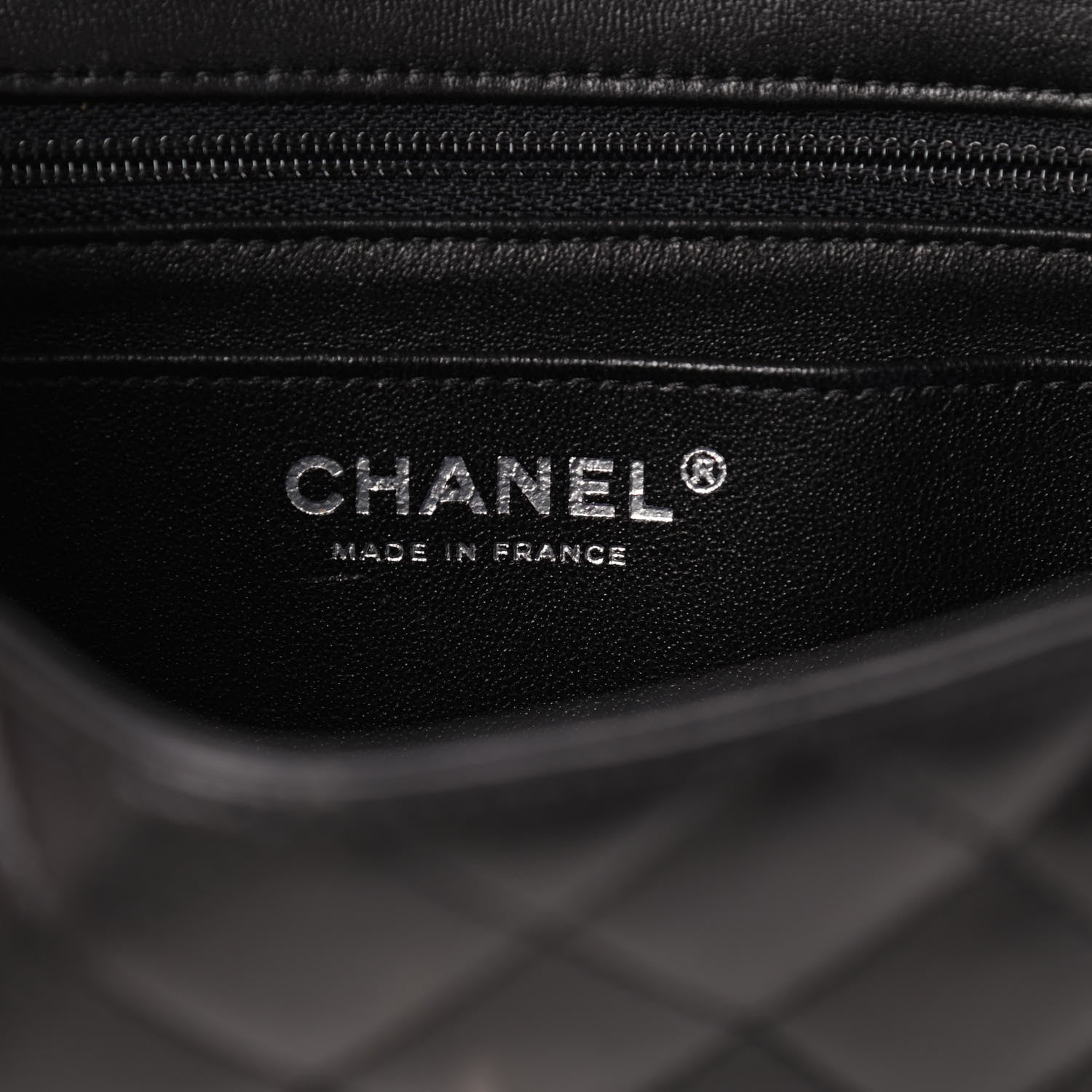 Chanel Lambskin Quilted Mini Rectangular Flap Black 6 of 11