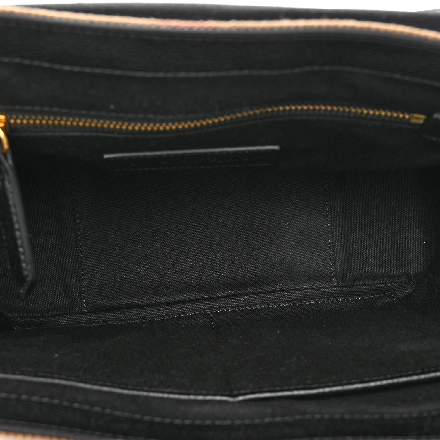 Burberry Canvas Mega Check Small Baildon Messenger Bag Black 5 of 9