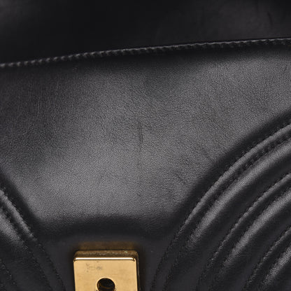 Gucci Calfskin Matelasse Small GG Marmont Shoulder Bag Black 15 of 15