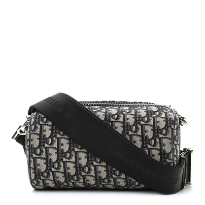 Christian Dior Oblique Roller Messenger Bag Blue 1 of 13