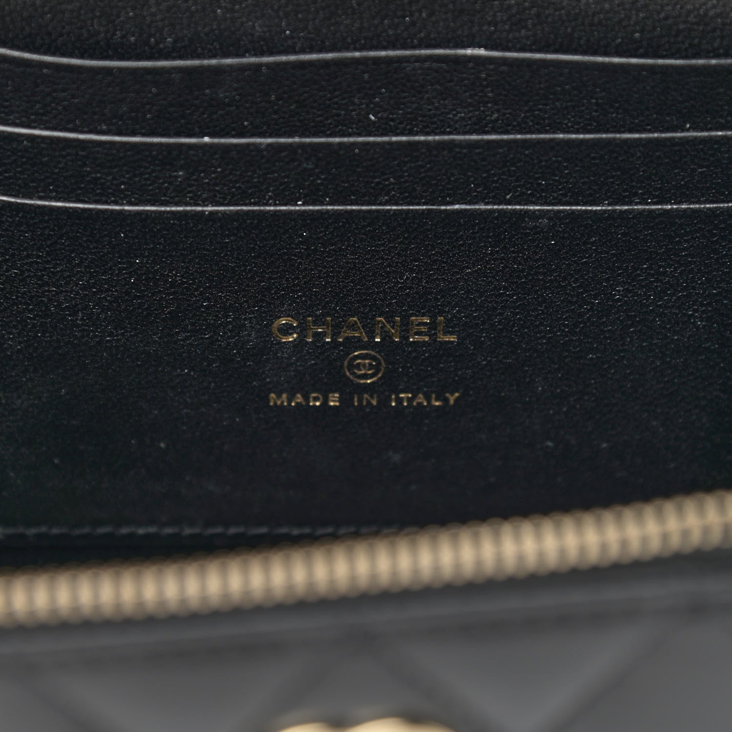 Chanel Lambskin Quilted Small Top Handle Vanity Case With Chain Black 6 of 12