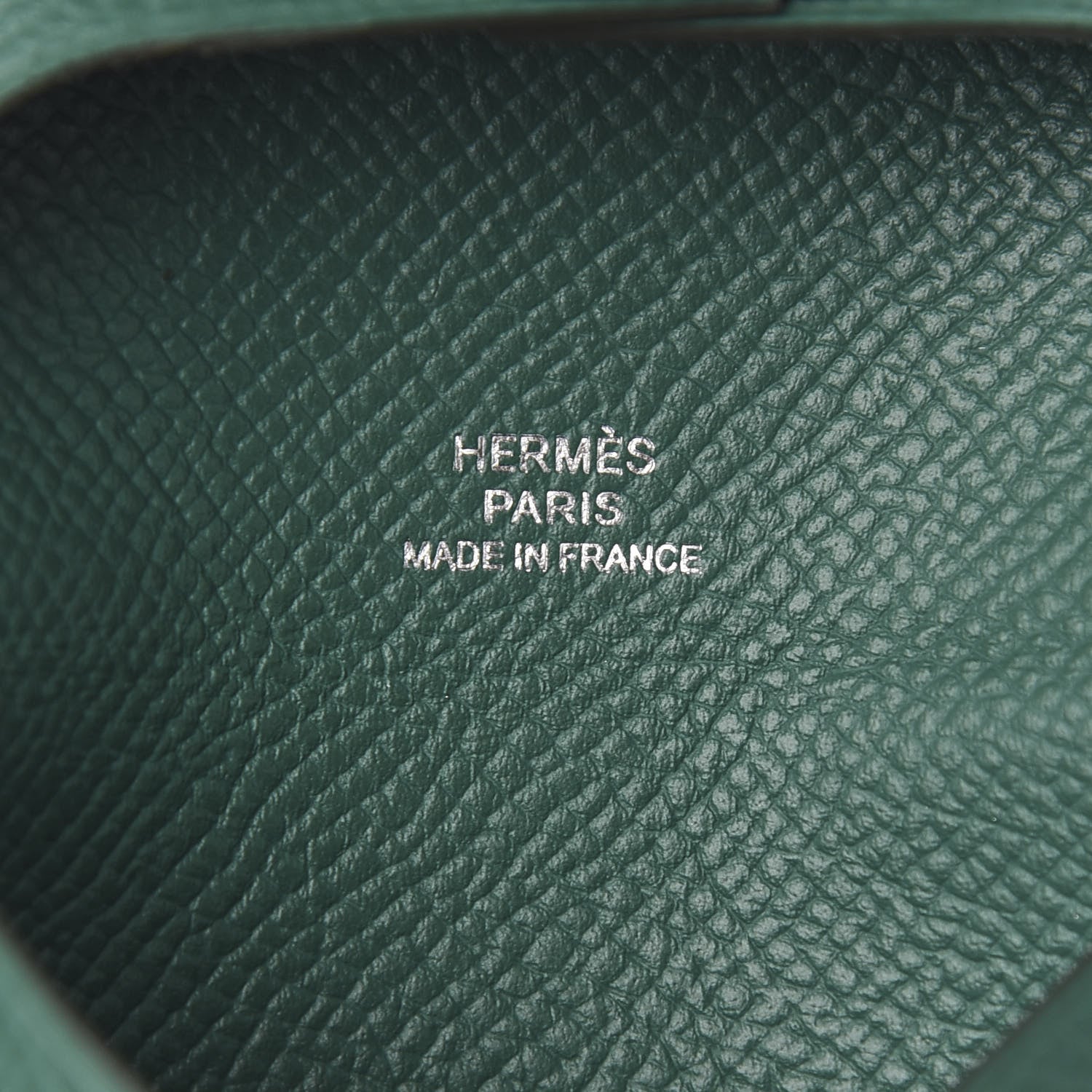 Hermes Epsom Bastia Coin Purse Malachite 5 of 6