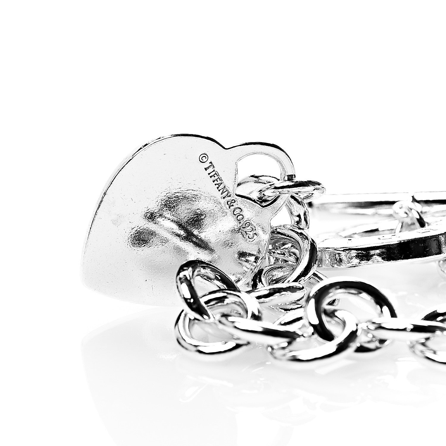 Tiffany Sterling Silver Heart Tag Toggle Bracelet 3 of 3