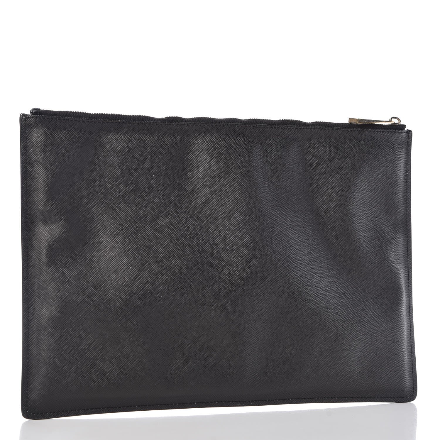 Givenchy Textured Coated Canvas Bambi Print Medium Cosmetic Pouch Black 3 of 10