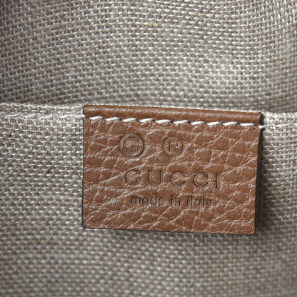 Gucci Monogram Mini Bree Messenger Bag Beige Tabacco 6 of 9