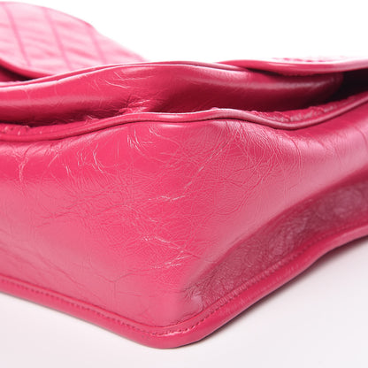 Saint Laurent Crinkled Calfskin Matelasse Monogram Medium Niki Chain Satchel Freesia 6 of 9