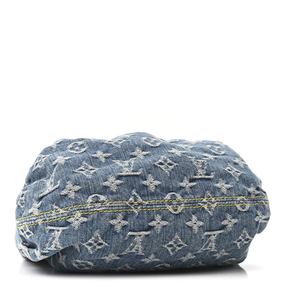 Louis Vuitton Monogram Denim Pleaty Blue 4 of 9