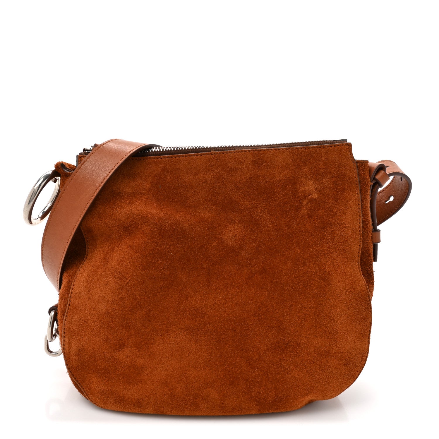 Burberry Suede Small Knight Bag Bruciato 1 of 12