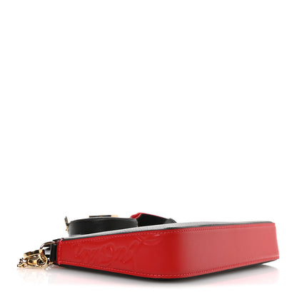 Christian Louboutin Toile Monogram Loubila Chain Hybrid Crossbody Black Black 4 of 9
