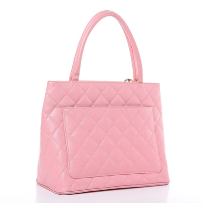 Chanel Caviar Quilted Medallion Tote Light Pink 3 of 15