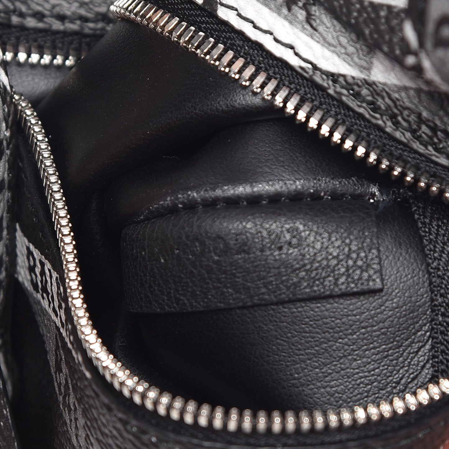 Coated Canvas Losange Monogram Mini Tote Black Grey