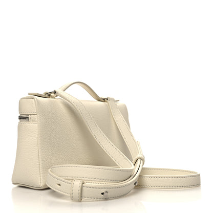 Loro Piana Grained Calfskin L19 Extra Pocket Pouch Whisper White 2 of 10