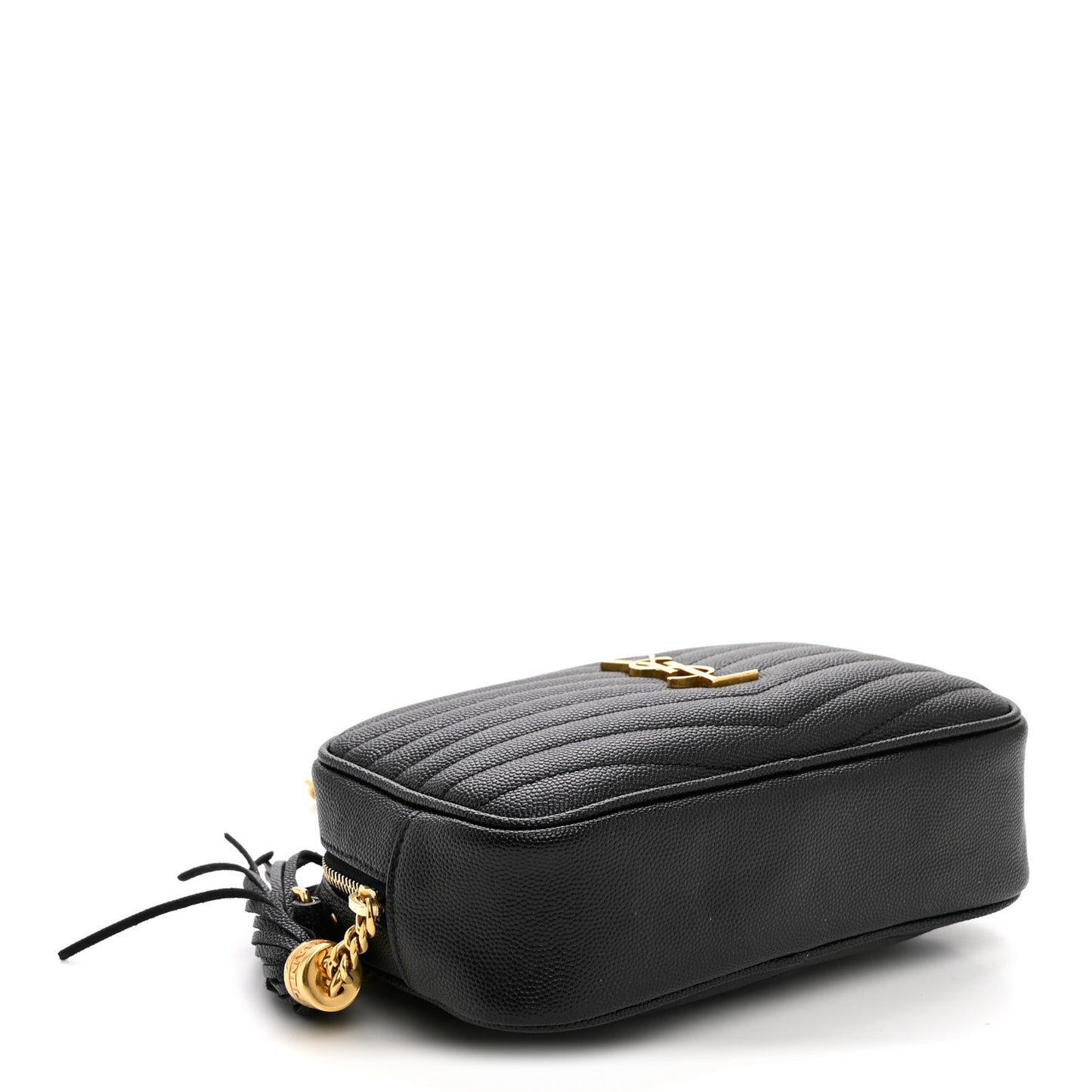 Grain De Poudre Matelasse Monogram Mini Lou Camera Bag Black