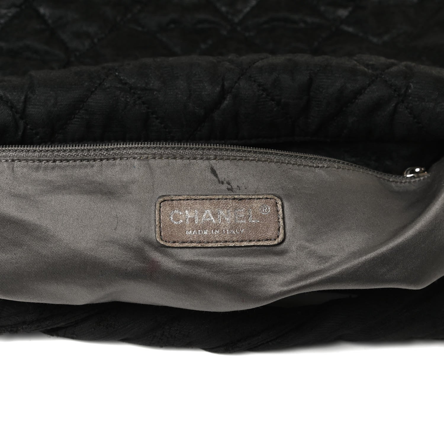 Chanel Crinkled Coated Canvas Le Marais Hobo Black 5 of 20