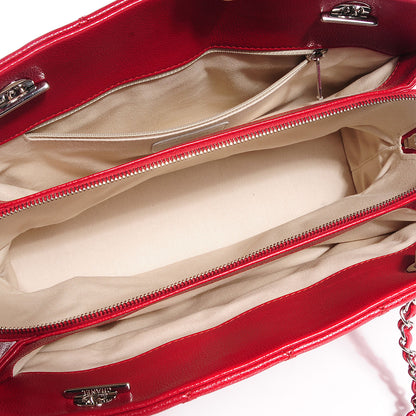 Chanel Caviar Timeless CC Shopping Tote Rouge 6 of 9