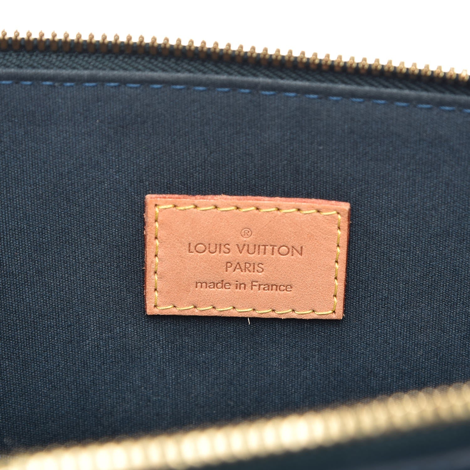 Louis Vuitton Vernis Alma GM Blue Nuit 5 of 6