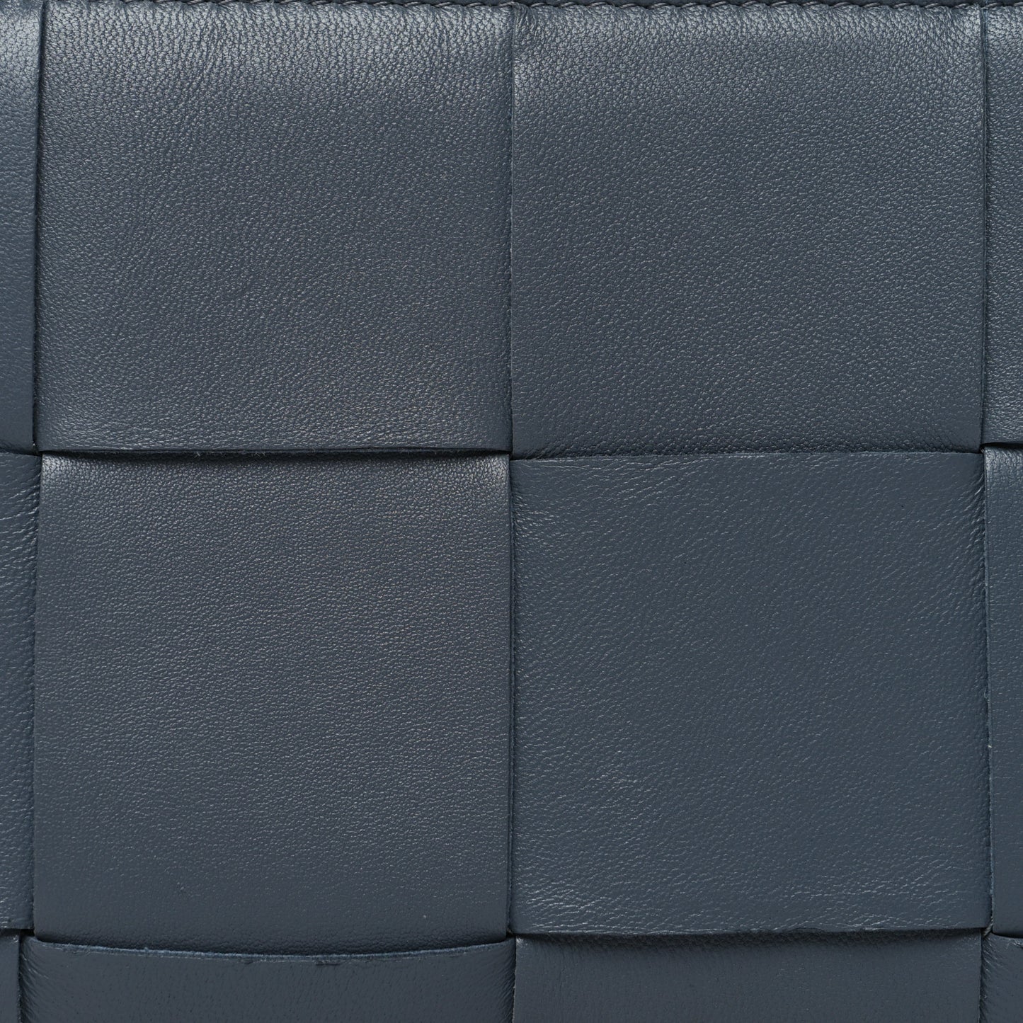 Calfskin Maxi Intrecciato Zip Around Wallet Thunder