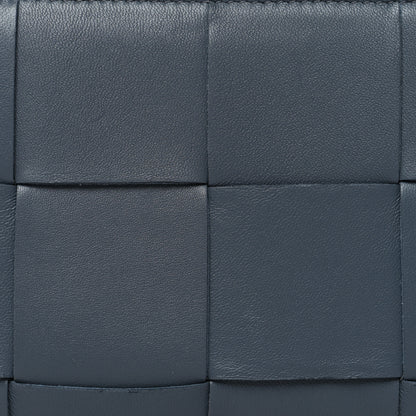 Bottega Veneta Calfskin Maxi Intrecciato Zip Around Wallet Thunder 7 of 7