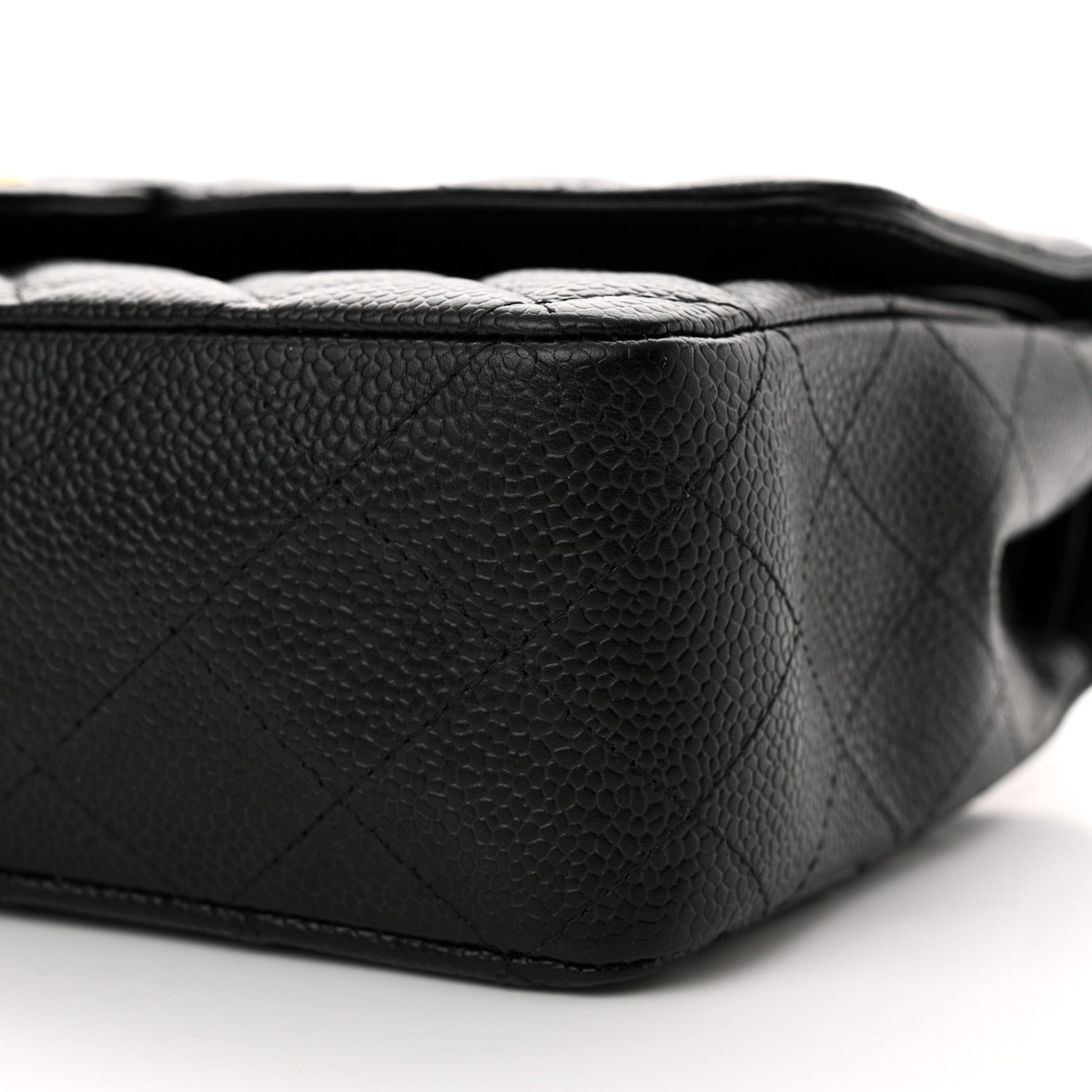 Chanel Caviar Quilted Medium Double Flap Black 9 of 15