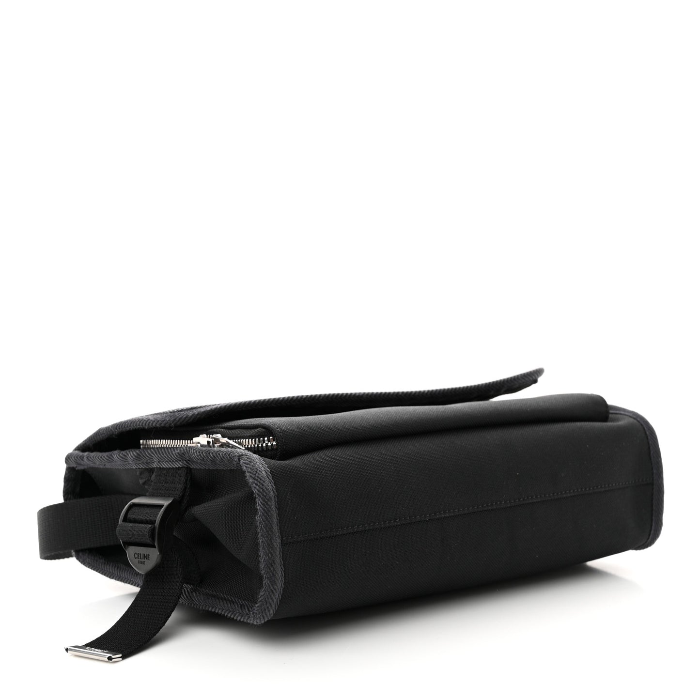 Canvas Small Trekking Messenger Bag Black