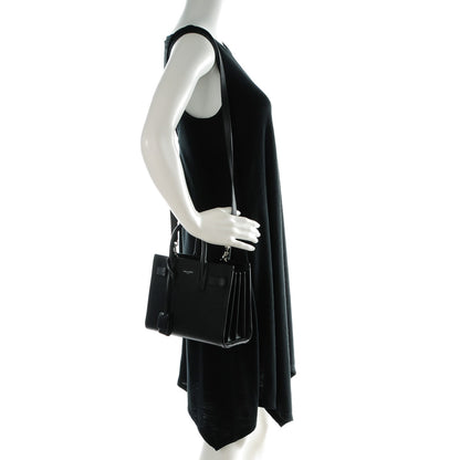 Saint Laurent Grained Calfskin Nano Sac De Jour Black 2 of 7