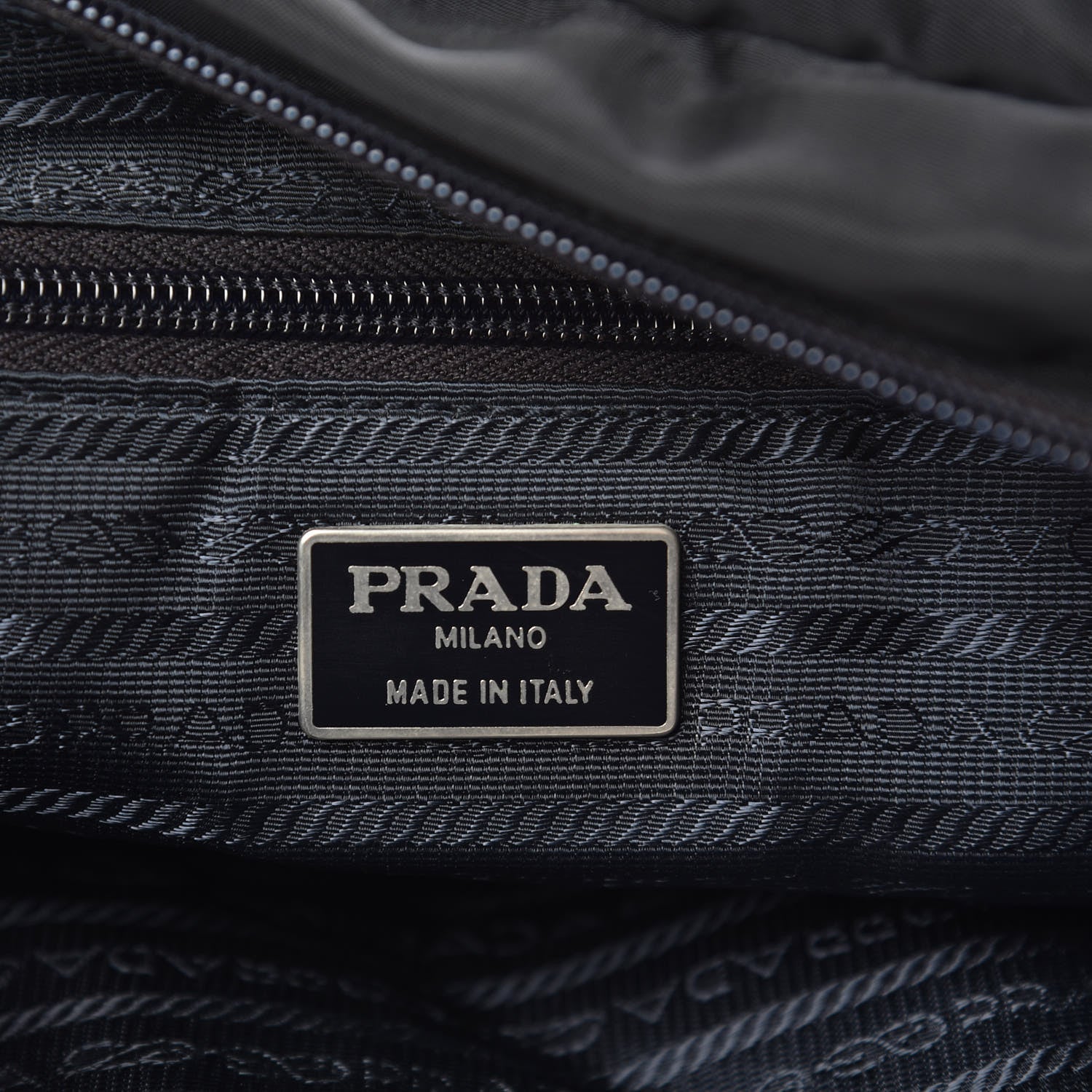 Prada Nylon Vela Messenger Bag Blue 6 of 8