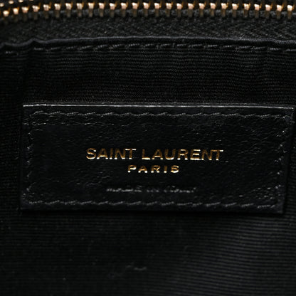 Saint Laurent Crinkled Calfskin Matelasse Monogram Medium Niki Chain Satchel Caramel 7 of 17