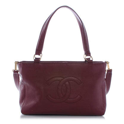 Chanel Caviar CC Shoulder Bag Bordeaux 1 of 7