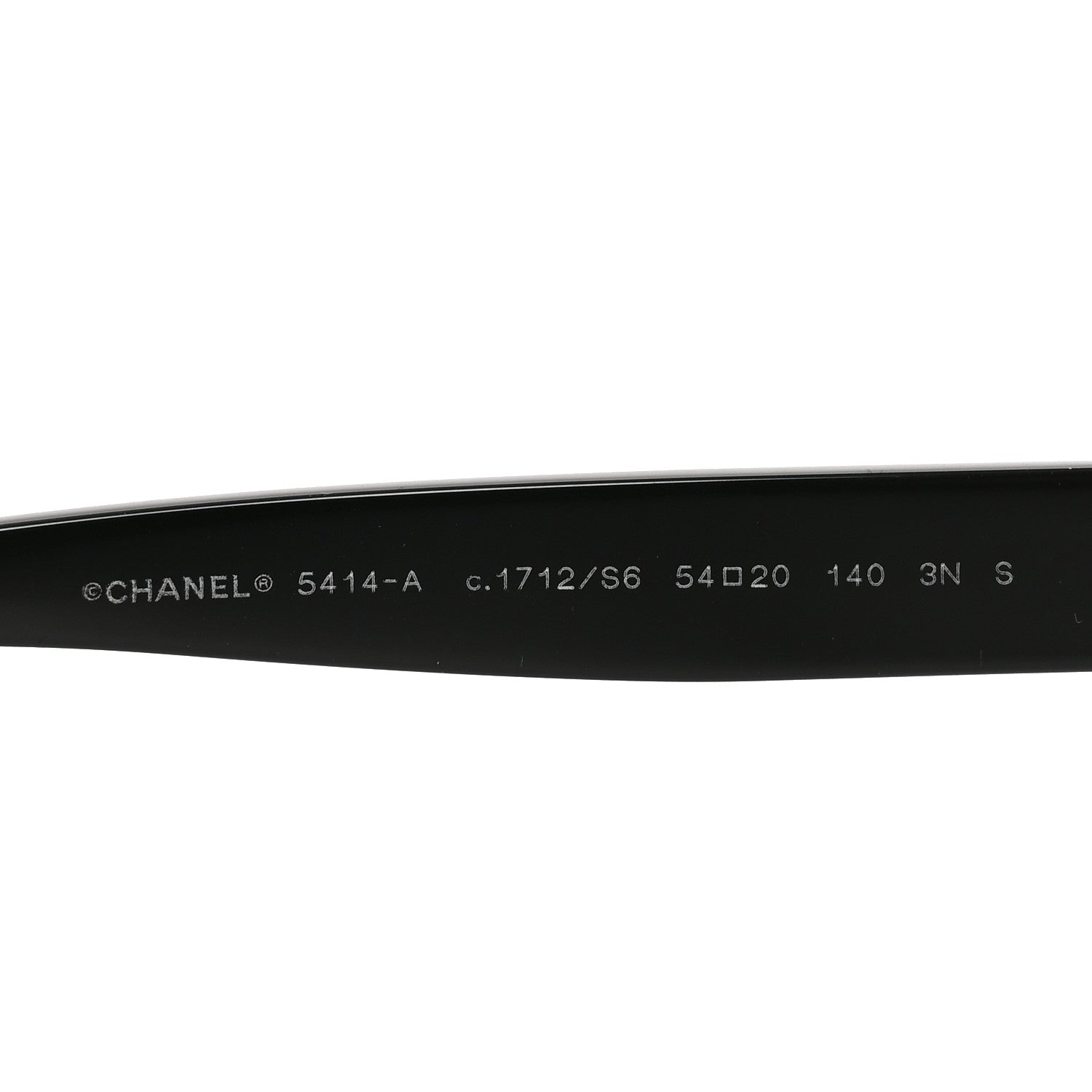 Chanel Acetate CC Butterfly Sunglasses 5414-A Black Yellow 5 of 7