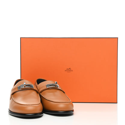 Hermes Calfskin Womens Destin Loafer 36 Naturel 9 of 9