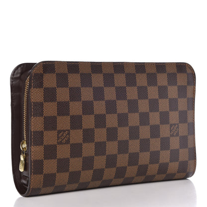 Louis Vuitton Damier Ebene Pochette Saint Louis Clutch 3 of 7