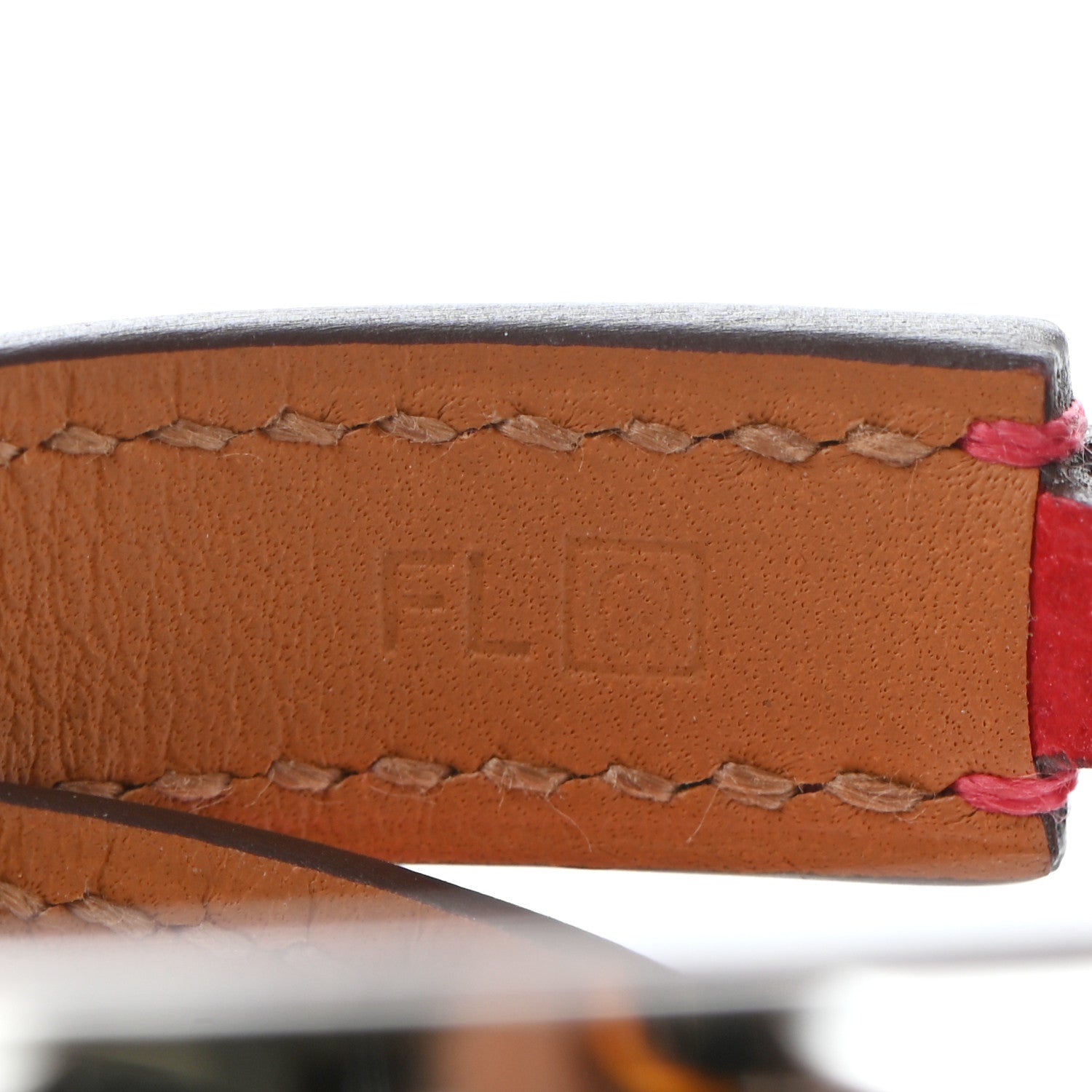 Hermes Epsom Rivale Double Tour Bracelet S Rouge Casaque 5 of 8