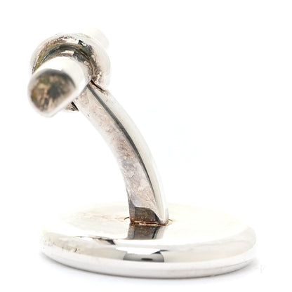 Hermes Sterling Silver Clou de Selle Cufflinks 6 of 8