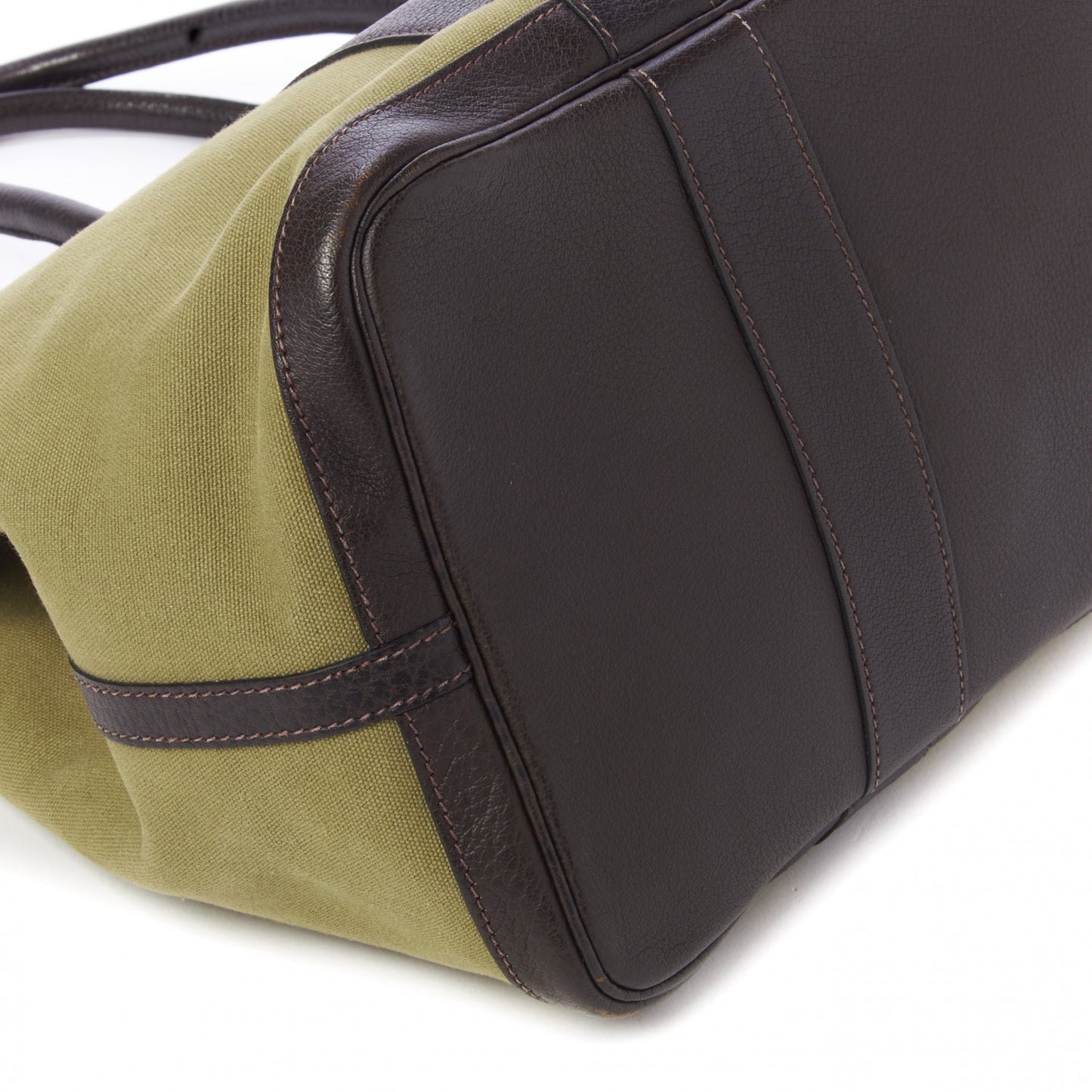 Buffle Skipper Toile Garden Party 36 MM Tote Olive