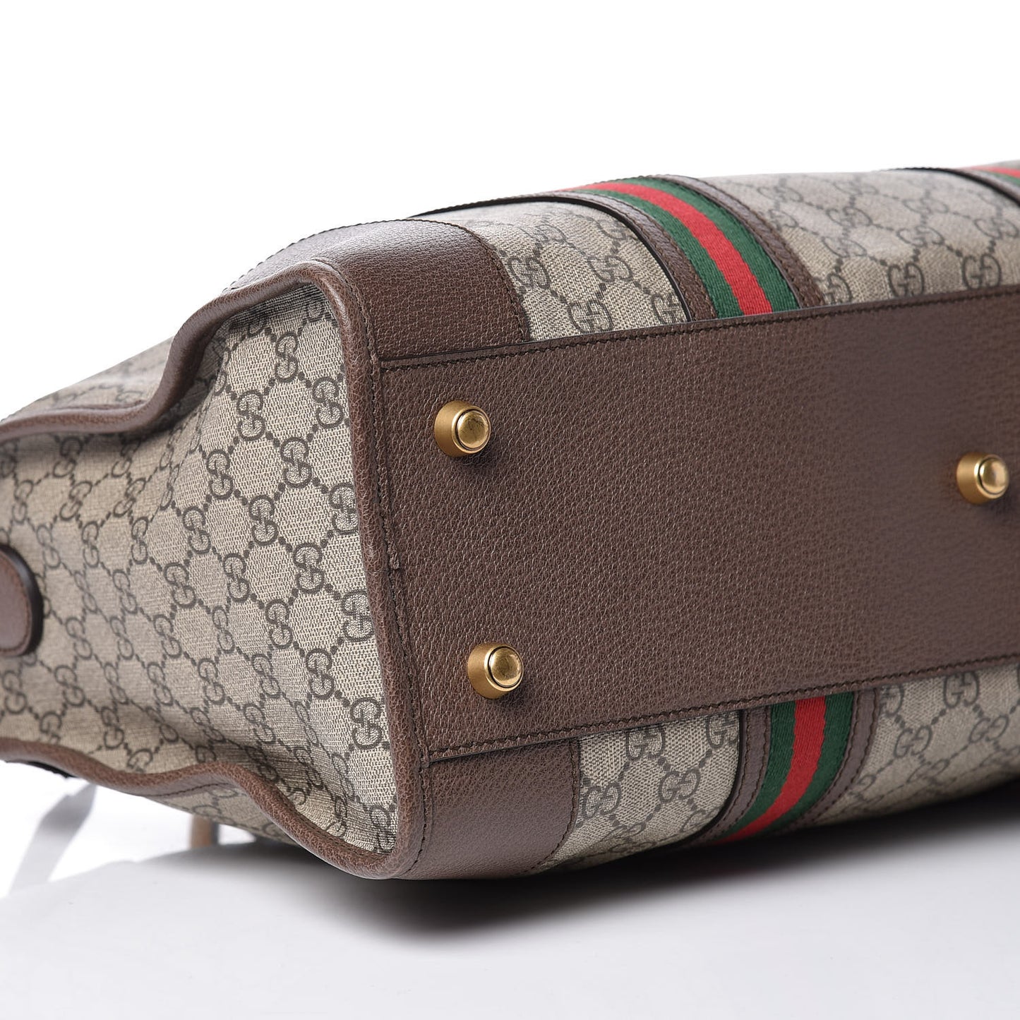 Soft GG Supreme Monogram Web Neo Vintage Duffle Bag Beige New Acero Crop