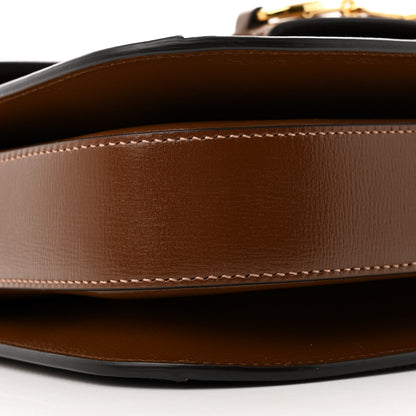 Gucci GG Supreme Monogram Horsebit 1955 Shoulder Bag Beige Brown Sugar 9 of 10