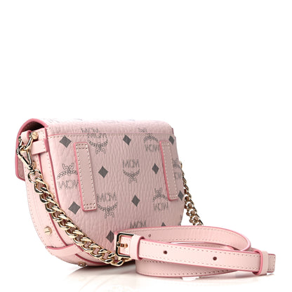 MCM Visetos Mini Patricia Crossbody Belt Bag Powder Pink 3 of 11